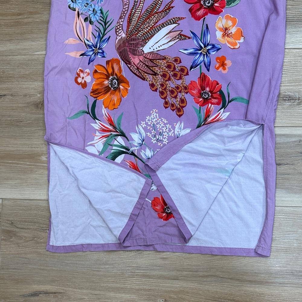 Floral Purple Maxi Dress - Picture 6 of 8